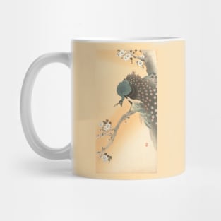 Peacock on a Blossoming Cherry Tree - Japanese Artwork Mug